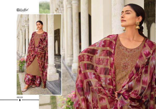 Zulfat Mahonia Vol 3 Exclusive jam Cotton Designer Dress Material Collection